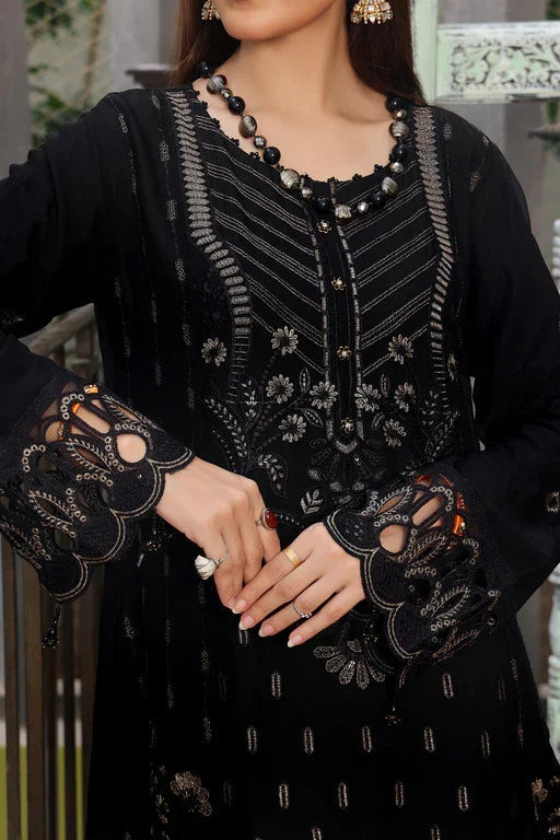 Dressline Semi Stitched 3 Pcs Emb Luxury Chiffon Collection