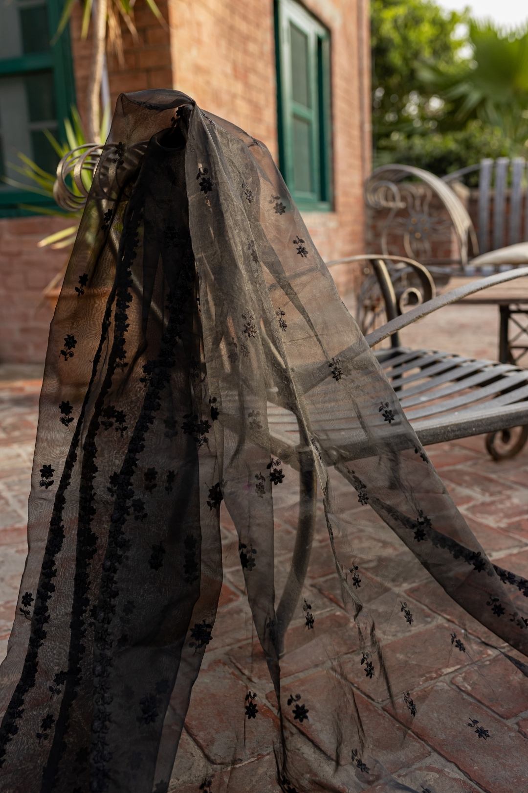 Chameli By Mannat Clothing Stitched Collection-Organza embroidered Dupata