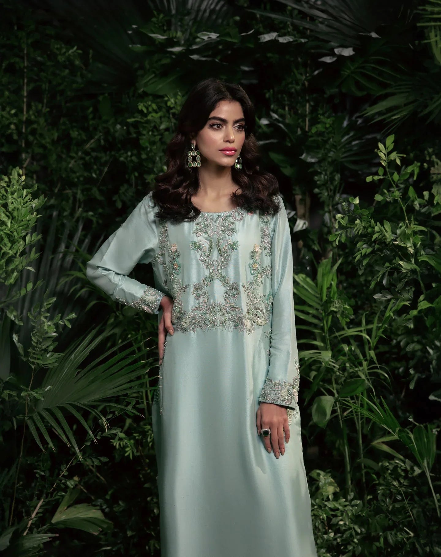 Luna By Mariam Malik Stitched 2 Piece Luxe Silk Pret Collection'2025-LUNA- Luxury Pret'24  - 3