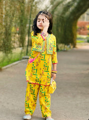 Khanak Kids Embroidered Koti Style 2pcs Suit-KST 007