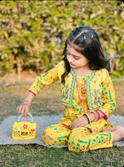 Khanak Kids Embroidered Koti Style 2pcs Suit-KST 007