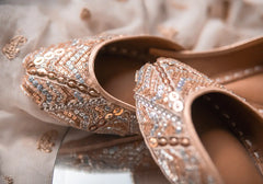 TJK Designs Khussa Collection'2025-Lalarukh