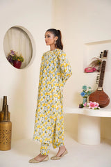 Gulbahar By Arha Eman Stitched Summer Collection'2025-Lemon – Yellow
