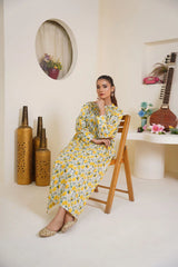 Gulbahar By Arha Eman Stitched Summer Collection'2025-Lemon – Yellow