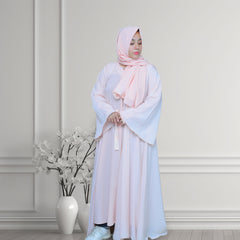 Bustangi Dual Elegance Pink Abaya
