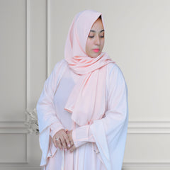 Bustangi Dual Elegance Pink Abaya