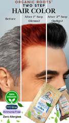 Organic Roots Natural Color Kit | Combo Kit (Indigo + Henna + Accessories)