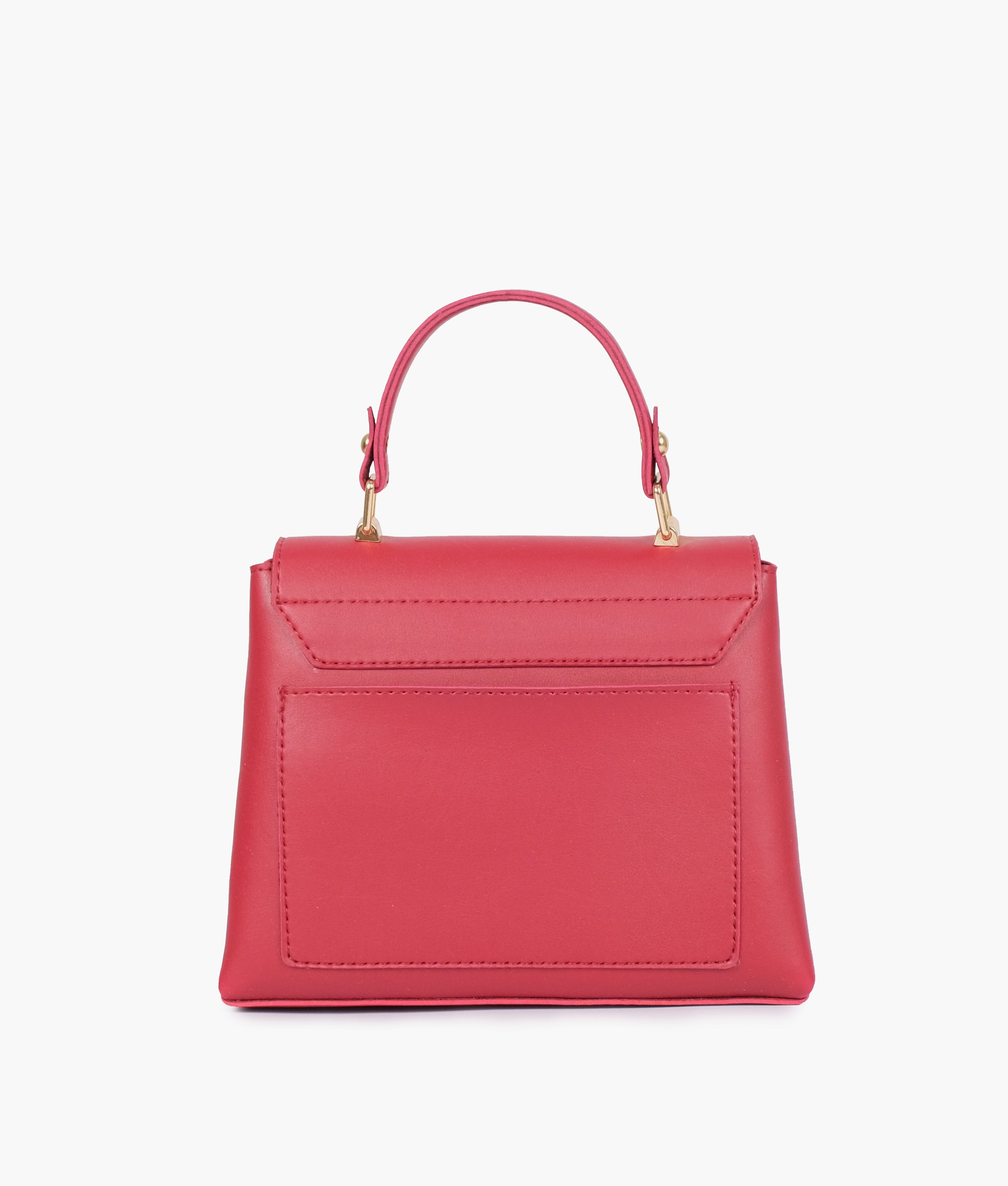 RTW Creation - Maroon mini top-handle bag