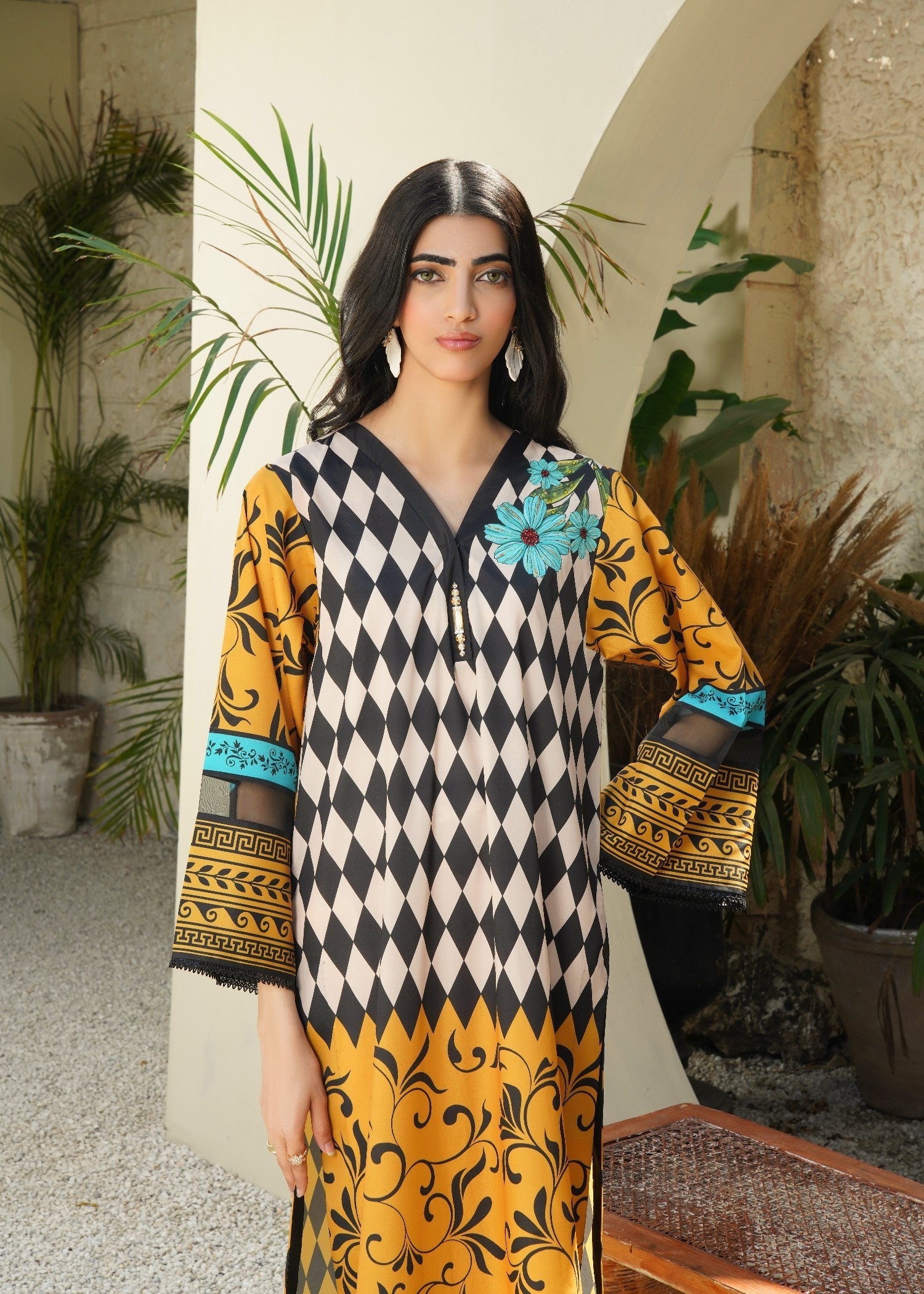 Stitch Vibes Honey Lustre Dress
