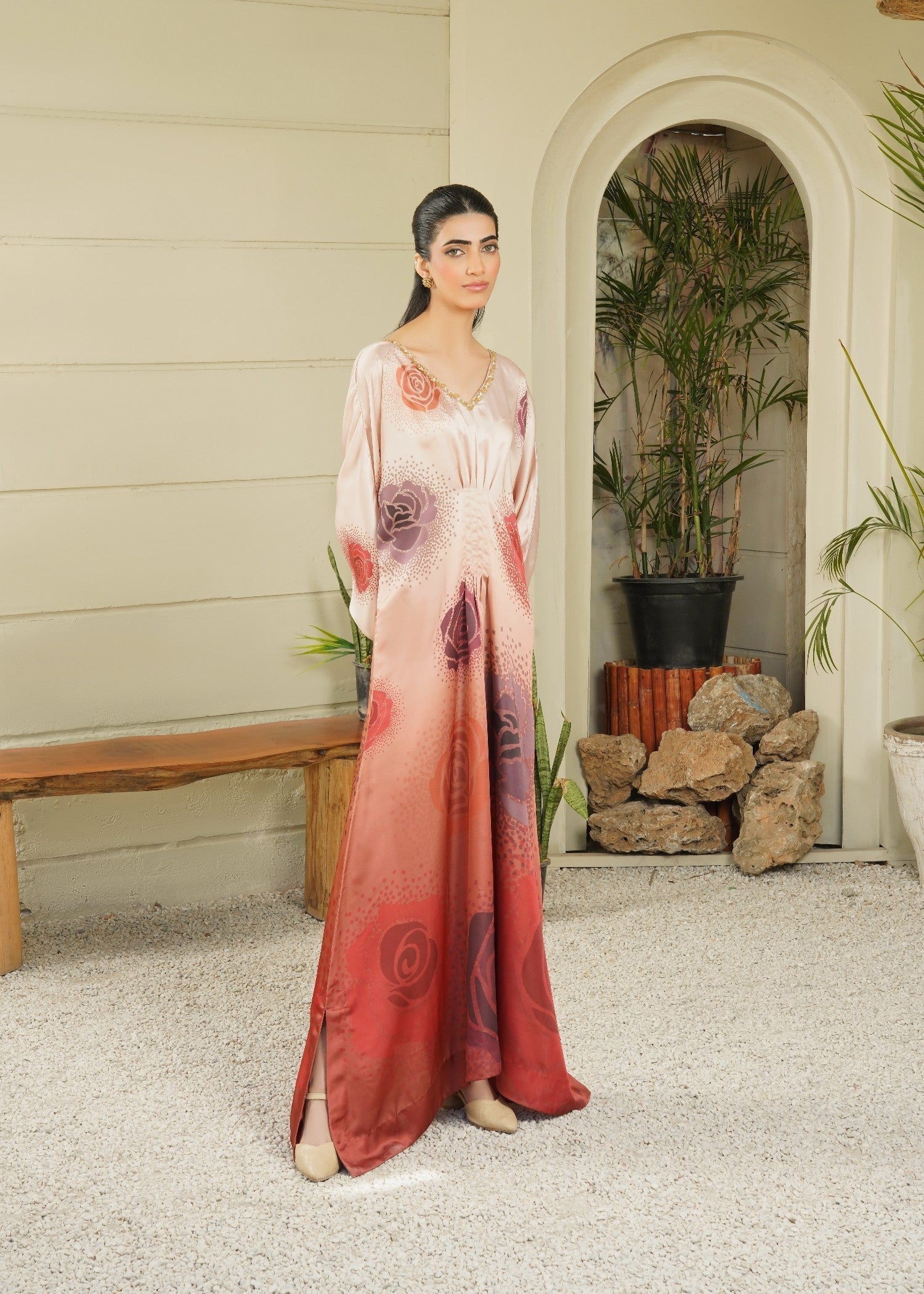 Stitch Vibes Seraphina Rose Kaftan