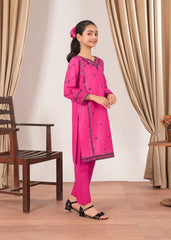 Abeera Stitched 2 Piece Emb Cotton Kids Collection'2025-AK-4–Hot Pink Grace