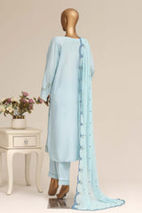 Sada Bahar Stitched 3 Piece Luxury Emb Festive Vol-07 Suit-LEL7-MK-256-AQUA