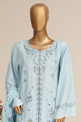 Sada Bahar Stitched 3 Piece Luxury Emb Festive Vol-07 Suit-LEL7-MK-256-AQUA