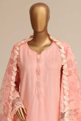 Sada Bahar Stitched 3 Piece Luxury Emb Festive Vol-07 Suit-LEL7-MK-44-PEACH