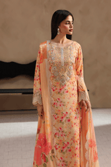 Naqsh By Ramsha Unstitched 3 Piece Emb Rawsilk Vol-02 Suit-RS-207