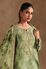 Naqsh By Ramsha Unstitched 3 Piece Emb Rawsilk Vol-02 Suit-RS-201