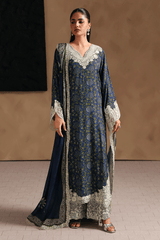 Naqsh By Ramsha Unstitched 3 Piece Emb Rawsilk Vol-02 Suit-RS-204