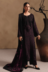 Naqsh By Ramsha Unstitched 3 Piece Emb Rawsilk Vol-02 Suit-RS-202