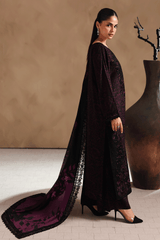 Naqsh By Ramsha Unstitched 3 Piece Emb Rawsilk Vol-02 Suit-RS-202