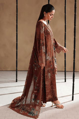 Naqsh By Ramsha Unstitched 3 Piece Emb Rawsilk Vol-02 Suit-RS-206