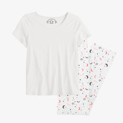 12 AM By Khawar Latif Night Moon Trouser with Matching tshirts