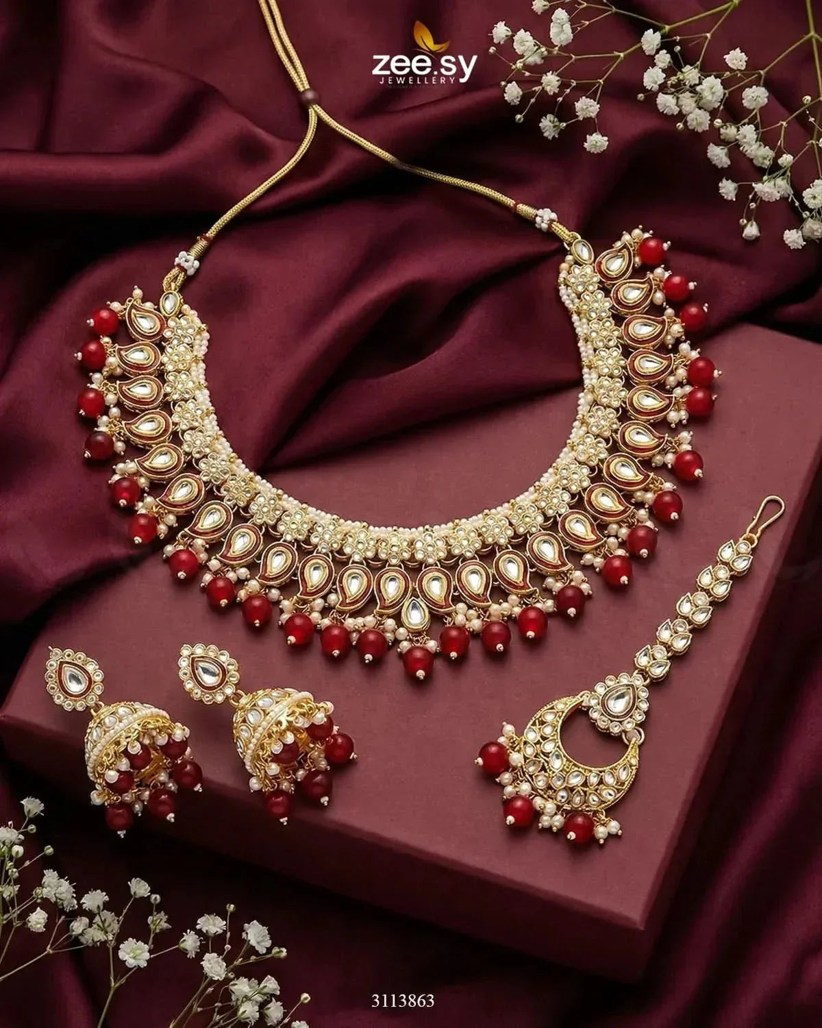 Mariya Necklace Set - Zeesy.pk