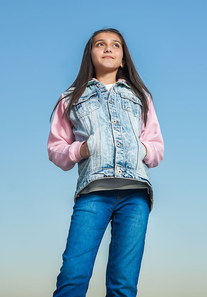 Girls Denim Jacket - Wear Ochre