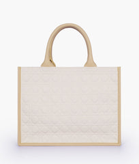RTW Creation - Off-white box tote bag