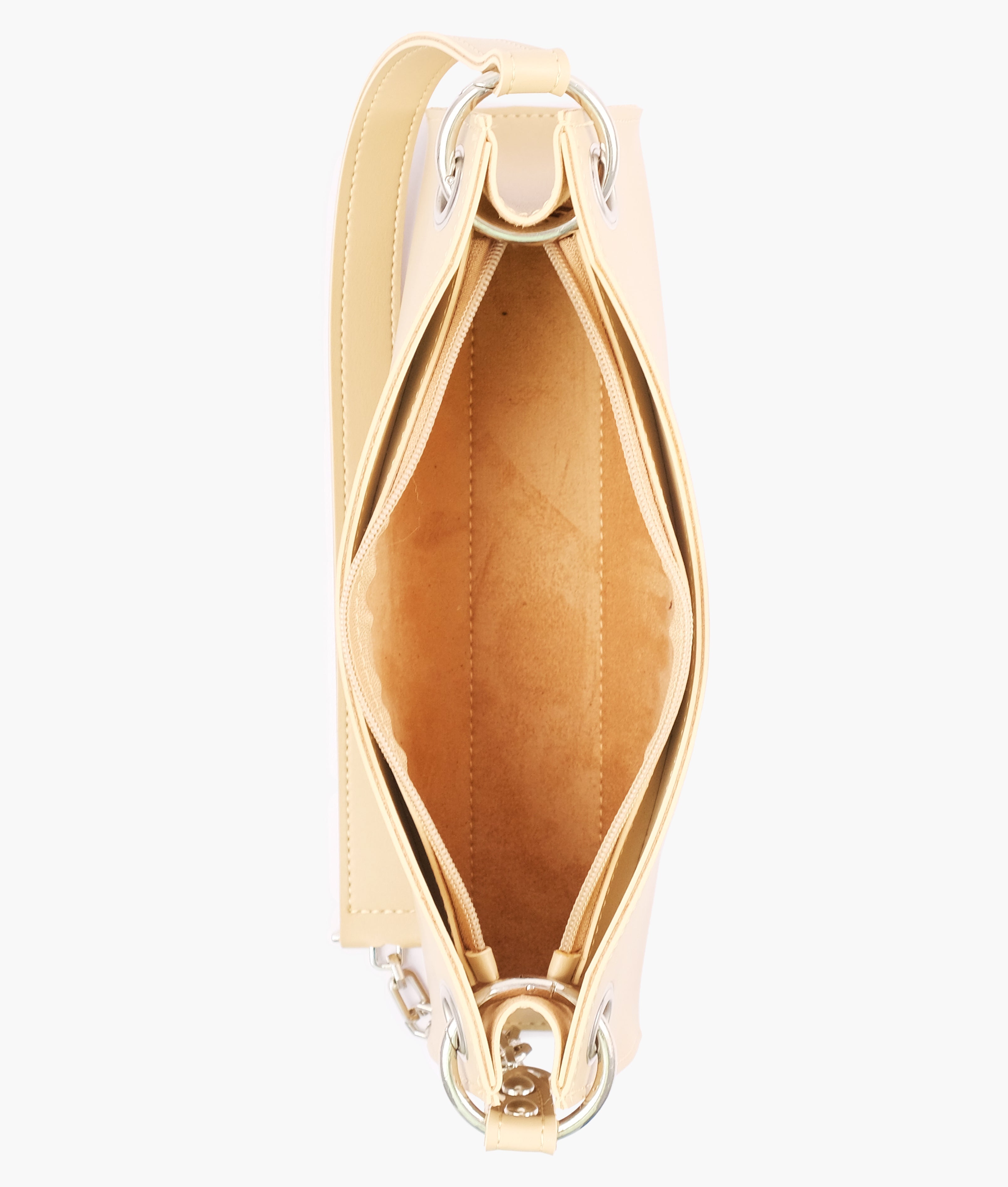 RTW Creation - Off-white elongated chain handle purse