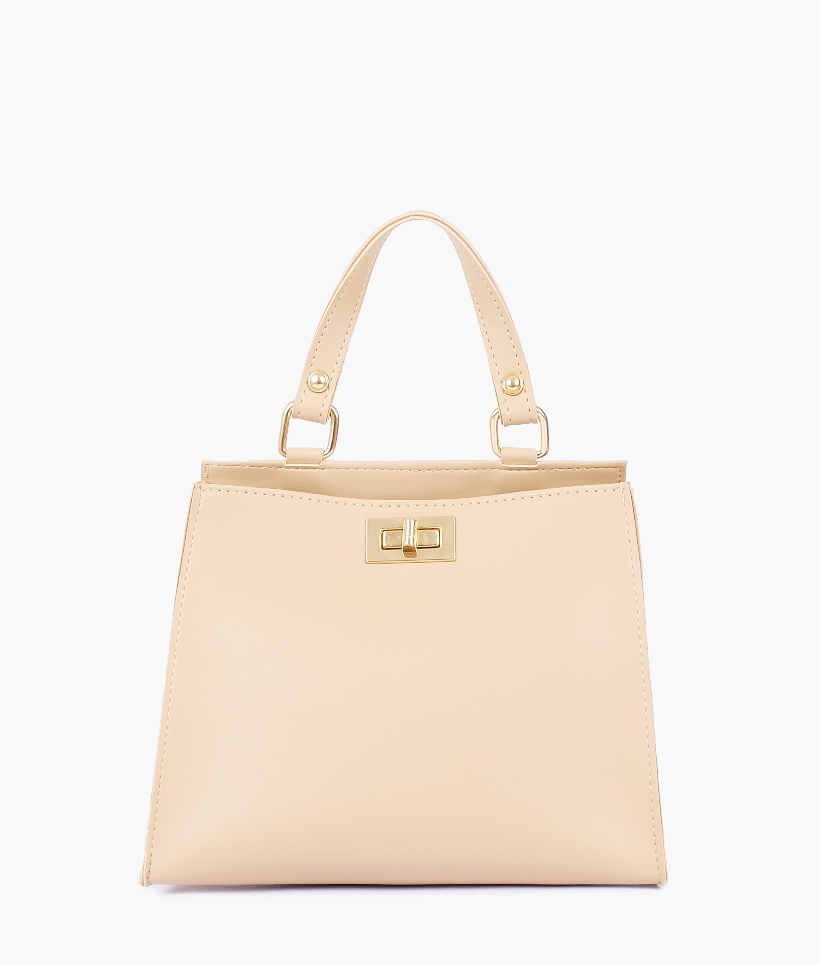 RTW Creation - Off-white front lock top-handle mini bag