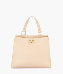 RTW Creation - Off-white front lock top-handle mini bag