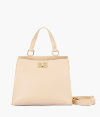 RTW Creation - Off-white front lock top-handle mini bag