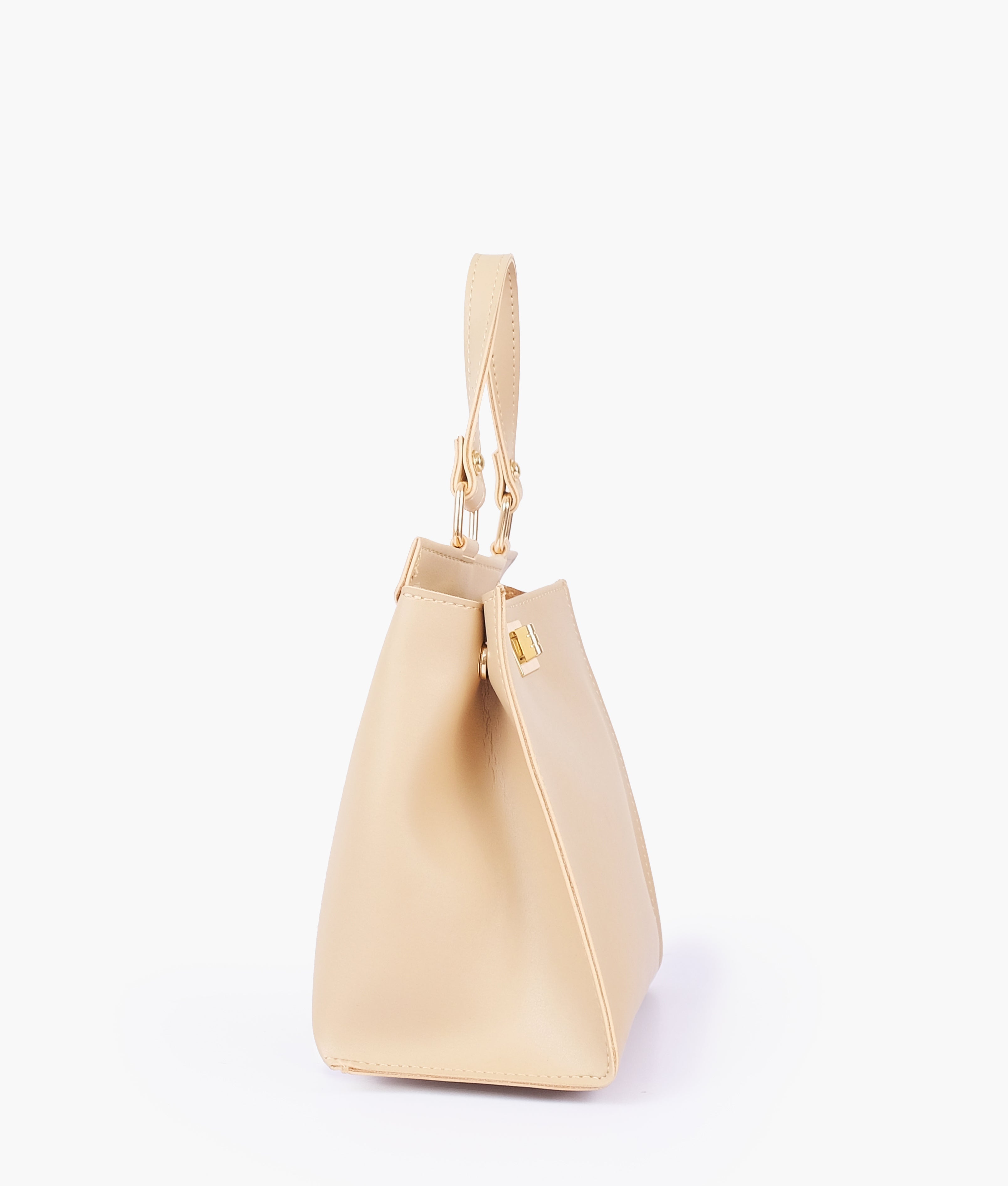 RTW Creation - Off-white front lock top-handle mini bag