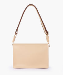RTW Creation - Off-white half flap cross-body bag