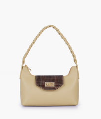 RTW Creation - Off-white purse with braided strap