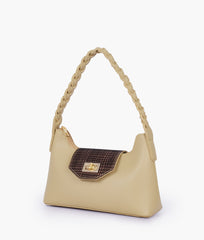 RTW Creation - Off-white purse with braided strap