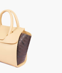 RTW Creation - Off-white trapeze handbag