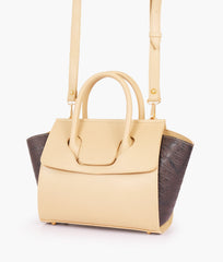 RTW Creation - Off-white trapeze handbag