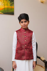 Real Image Kids Waist Coat Collection'2025-OKW-001 Smart Fit