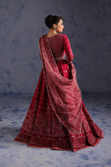 Amoris By Imran Ramzan Unstitched 3 Piece Luxury Formals Suit-Passion Écarlate