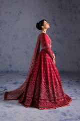 Amoris By Imran Ramzan Unstitched 3 Piece Luxury Formals Suit-Passion Écarlate