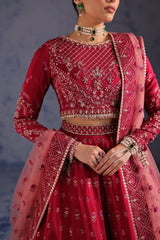 Amoris By Imran Ramzan Unstitched 3 Piece Luxury Formals Suit-Passion Écarlate