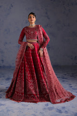 Amoris By Imran Ramzan Unstitched 3 Piece Luxury Formals Suit-Passion Écarlate