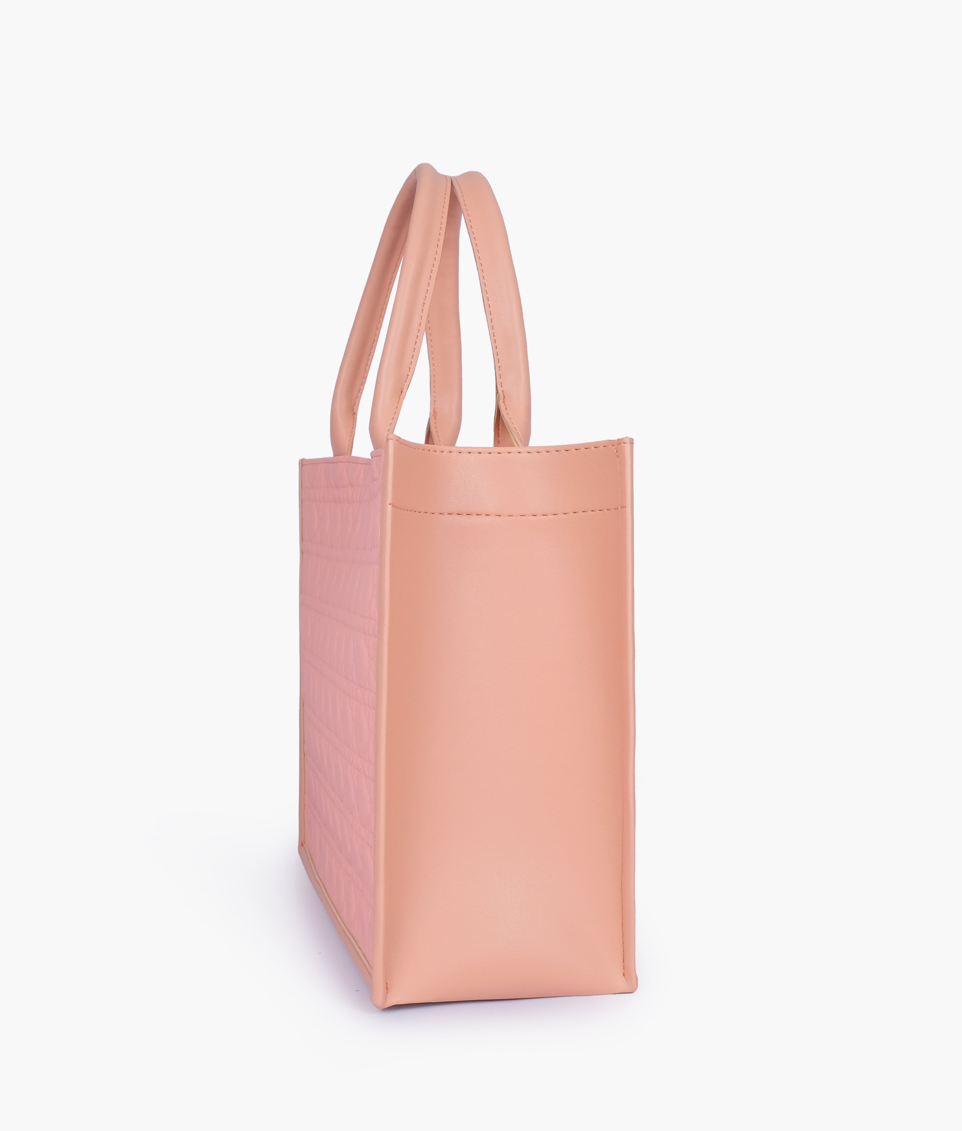 RTW Creation - Peach box tote bag