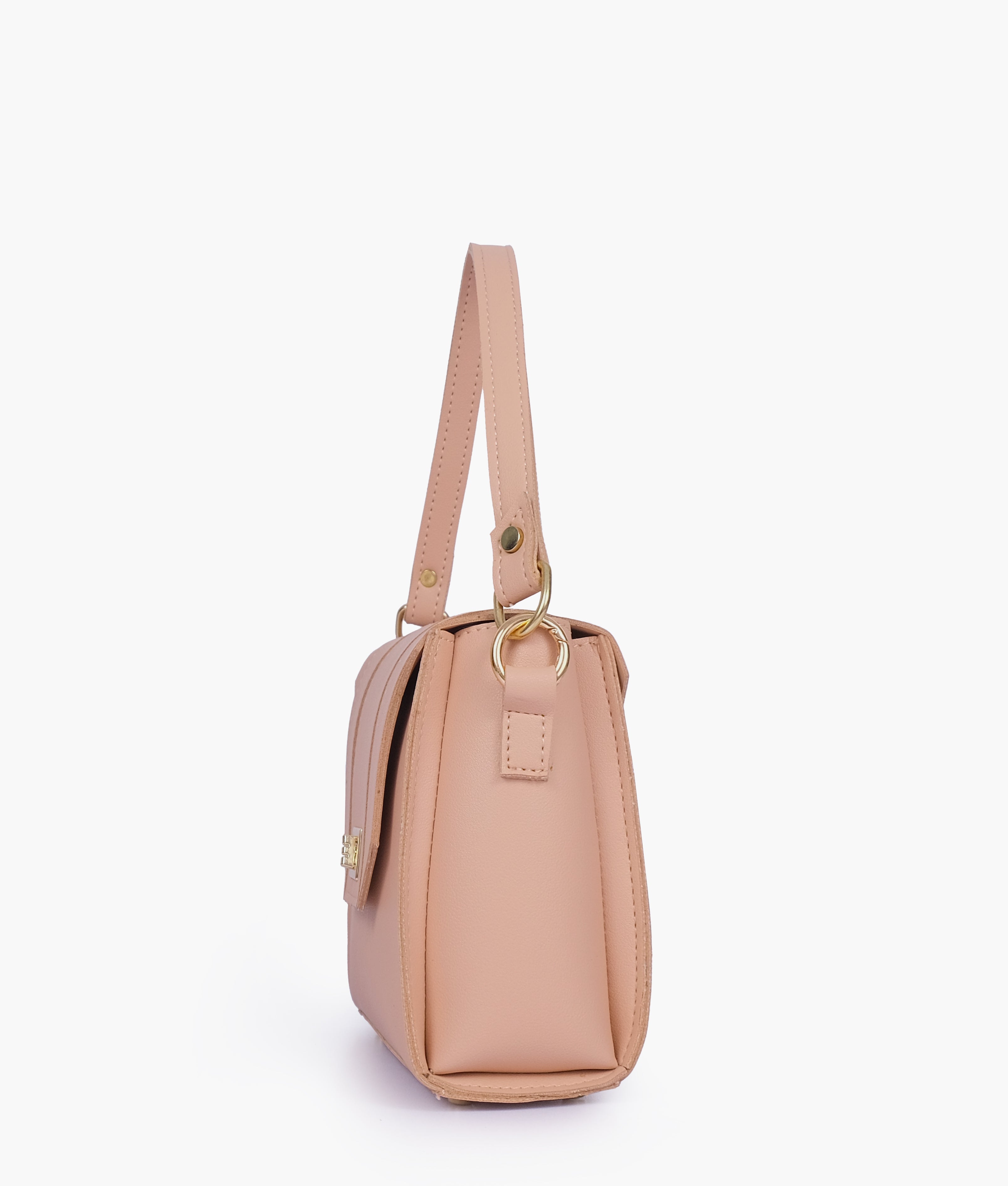 RTW Creation - Peach compact top-handle cross-body bag