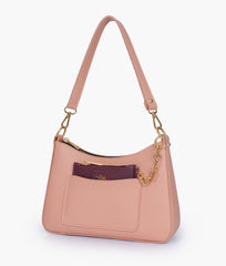 RTW Creation - Peach hobo evening bag