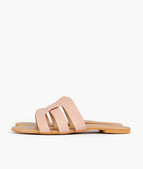 RTW Creation - Peach cutout flats