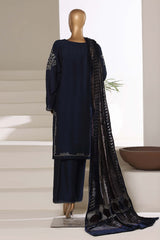 Sada Bahar Stitched 3 Piece Luxury Viscose With Palachi Shawl Collection'2025-MEV-254-Blue