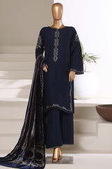 Sada Bahar Stitched 3 Piece Luxury Viscose With Palachi Shawl Collection'2025-MEV-254-Blue