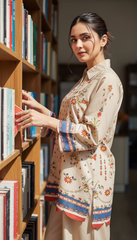 Miraal By Nairah Stitched 2 Piece Premium Blended Cambric Collection'2025-Sahara